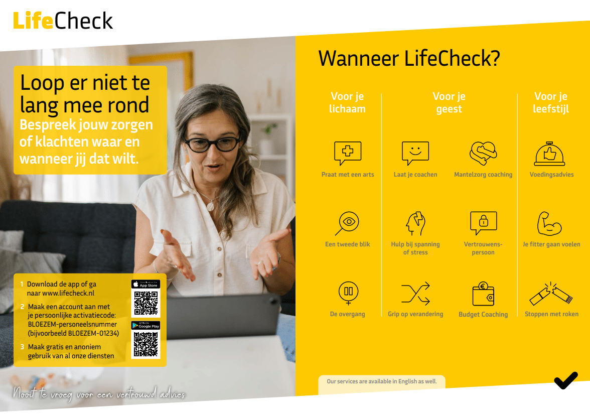 LifeCheck-registreren